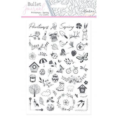 Aladine Bullet Journal Foam Stamps - Spring